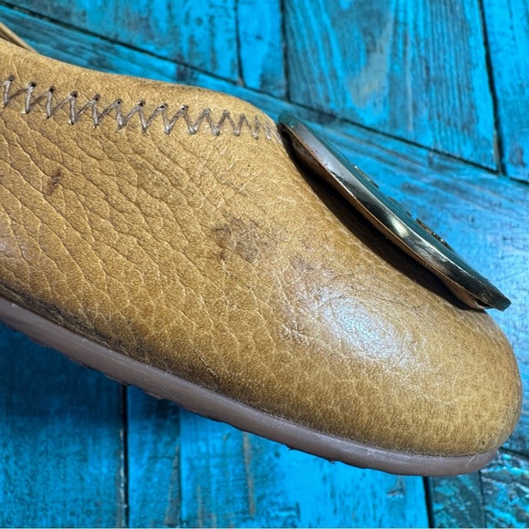 Tory Burch Tan Leather Chelsea Ballet Flats Size 11M - Picture 16 of 16